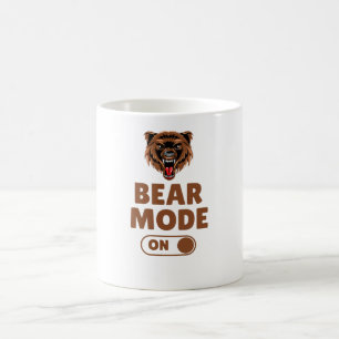 Beer-modus aan koffiemok