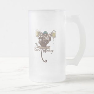 Beer Monkey Matglas Bierpul