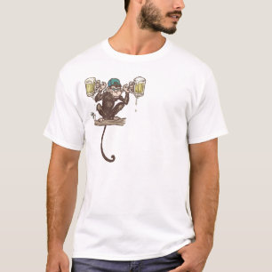 Beer Monkey van Mudge Studios T-shirt