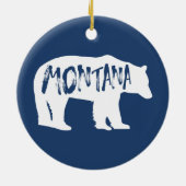 Beer Montana Keramisch Ornament (Achterkant)