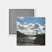 Beer Mountain Bridge, New York Magneet (Voorkant / Achterkant)
