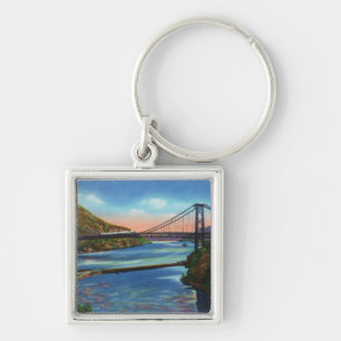 Beer Mountain Hudson River Bridge Sleutelhanger