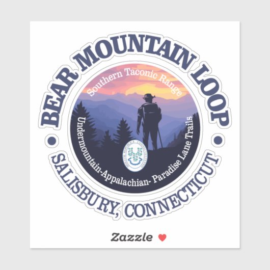 Beer Mountain Loop (rd2) Sticker (Vel)