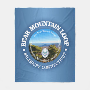 Beer Mountain Loop (rood) Fleece Deken