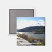 Beer Mountain Overlook, Hudson River, NY Magneet (Voorkant / Achterkant)