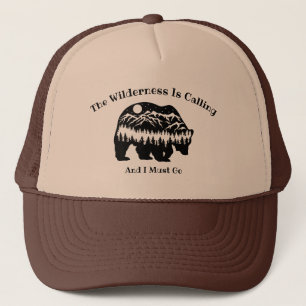 Beer Mountains Wilderness Camping Hiking Adventure Trucker Pet