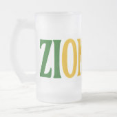 Beer mug in frosted glass (Gauche)