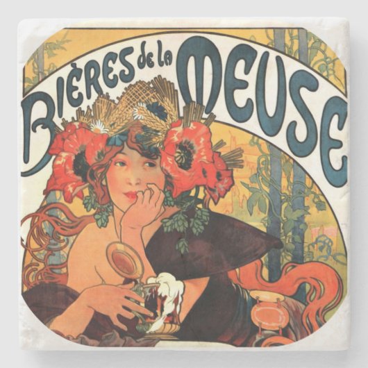  Beer Muse Stenen Onderzetter (Voorkant)