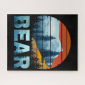 BEER  NATUUR WILD FOREST ZONSONDERGANG LEGPUZZEL (Horizontaal)