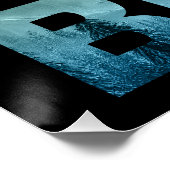 BEER  NATUUR WILD FOREST ZONSONDERGANG PERFECT POSTER (Hoek)