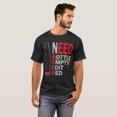 Beer nodig t-shirt (Voorkant volledig)