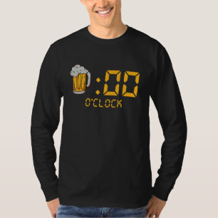 Beer-O-cccl Het is bier-tijd-bier-drinkers T-shirt