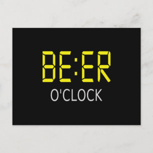 Beer-o-klok Briefkaart