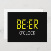 Beer-o-klok Briefkaart (Voorkant / Achterkant)