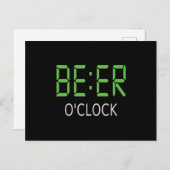 Beer-o-klok Briefkaart (Voorkant / Achterkant)