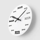 Beer O'Clock Craft Beer Gift voor hem Ronde Klok (Hoek)