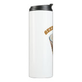 Beer O'Clock Funny Drinking Humor Thermosbeker (Gedraaid links)