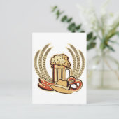 Beer Oktoberfest Graphic Briefkaart (Staand voorkant)