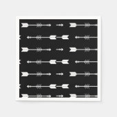 Beer Onze Grootste Avontuur Zwart-wit pijl Servet (Voorkant)