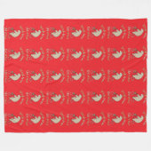 Beer op de fiets BFTG Fleece Deken (Voorkant (Horizontaal))