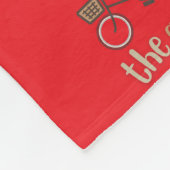 Beer op de fiets BFTG Fleece Deken (Hoek)