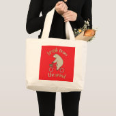 Beer op de fiets BFTG Grote Tote Bag (Voorkant (product))