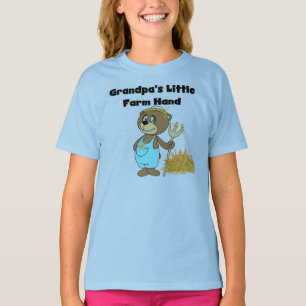 Beer opa's kleine Boerderij hand T-shirt