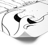 Beer over klimaatverandering poster (Hoek)