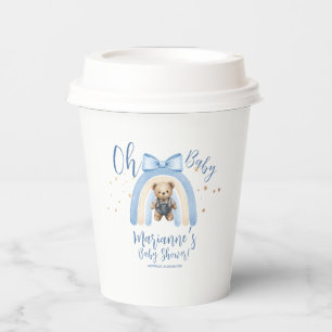 Beer Overall Jongen Casual Baby Shower  Papieren Bekers
