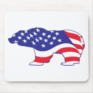 Beer Patriotic Grizzly Muismat