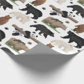 Beer Patroon Cadeaupapier (Hoek)