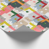 Beer Patroonverlooppapier Cadeaupapier (Hoek)