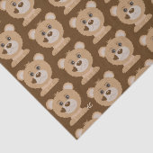 Beer Pattern Woodland Baby shower Tissue Paper Tissuepapier (Detail)