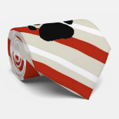 BEER PAW PRINT STROPDAS (Opgerold)