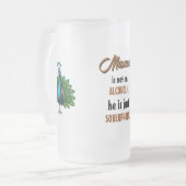 Beer Peacock Frosted Mug (Devant gauche)