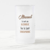 Beer Peacock Frosted Mug (Centre)