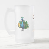 Beer Peacock Frosted Mug (Gauche)