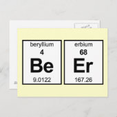 BeEr Periodic Tabel Briefkaart (Voorkant / Achterkant)