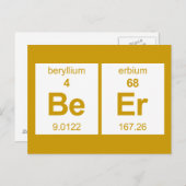 BeEr Periodic Tabel Briefkaart (Voorkant / Achterkant)