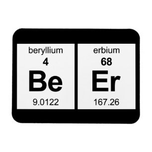 BeEr Periodic Tabel Magneet