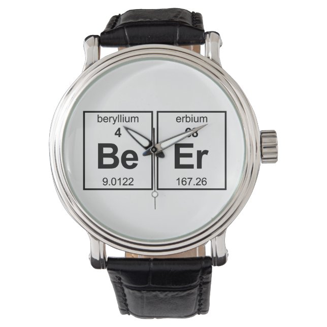 BeEr Periodieke Tabel Horloge (Voorkant)