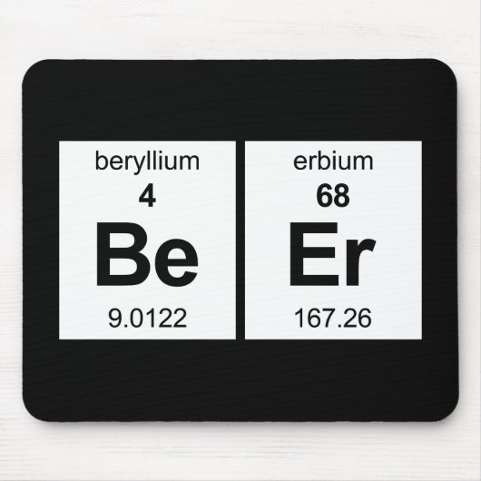 BeEr Periodieke Tabel Muismat (Voorkant)