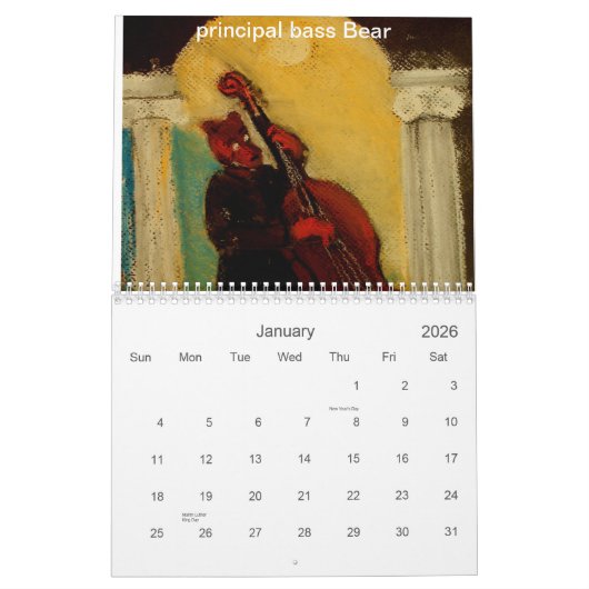 Beer Philharmonic Orchestra Kalender (Jan 2026)