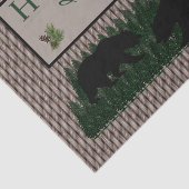 Beer Pine Forest Home Sweet Camp\ Tissuepapier (Detail)