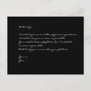 Beer Pit: "Gus heeft je nodig..." Briefkaart