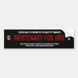 Beer Pit "Mercenary for Hire Mk II" sticker