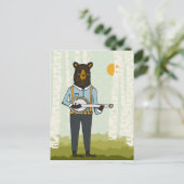 Beer Plays Banjo Briefkaart (Staand voorkant)