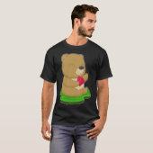 Beer Poker kaarten Kaart spel T-shirt (Voorkant volledig)