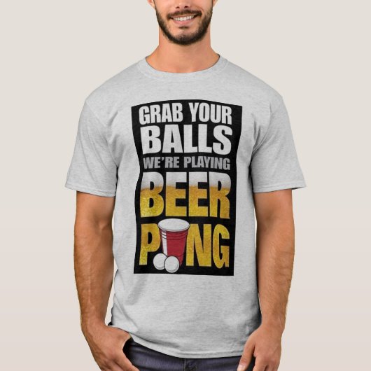 Beer Pong 2 T-shirt (Voorkant)