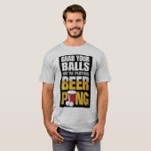 Beer Pong 2 T-shirt (Voorkant volledig)